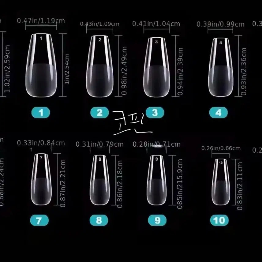 [BUNJANG] Kitty Handmade Nail Tips / 가로키티 치크 수제네일팁