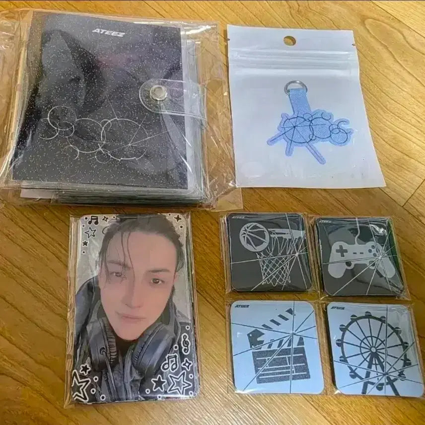 에이티즈 마그넷 공방 포카 사녹 키트 키링 바인더 아드레날린 ateez