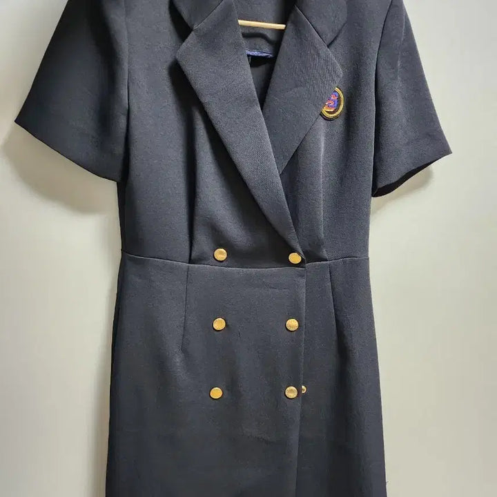 [BUNJANG] Sandro Black Double-Button Mini Dress / 산드로 원피스 34