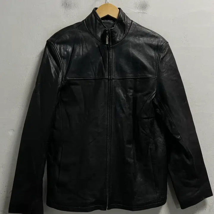 [BUNJANG] Black Old School Leather Jacket / 100 블랙 올드스쿨 레더 양가죽 자켓 정품
