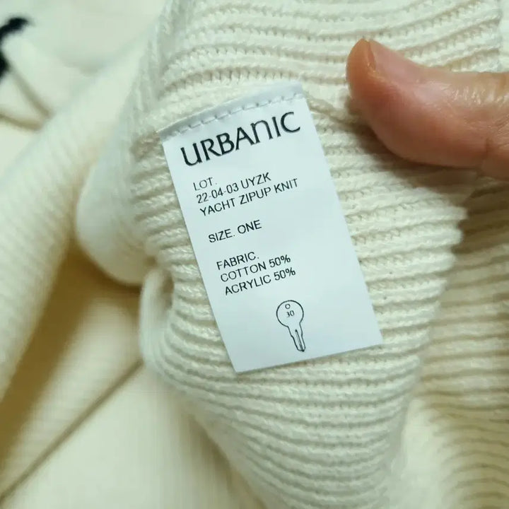 [BUNJANG] Urbanic 30 Yacht Zip-up Knit / 얼바닉30 요트 집업니트