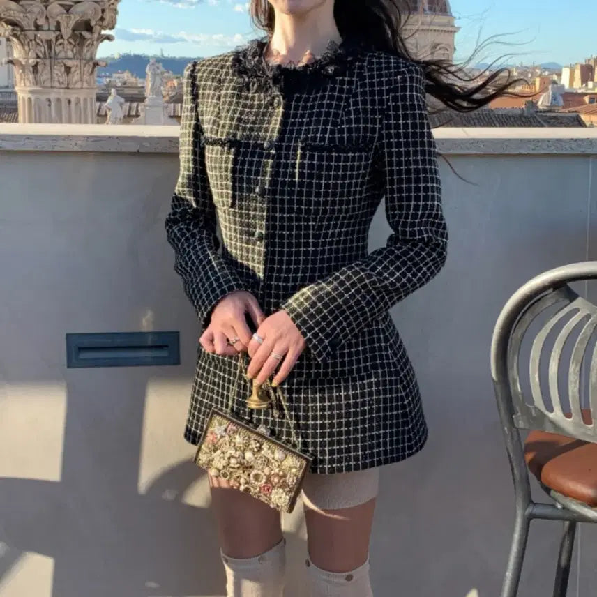 [BUNJANG] Seo Cookie Ziblia Tweed Jacket - M / (새상품)서쿠키 지블리아 트위드 자켓 m
