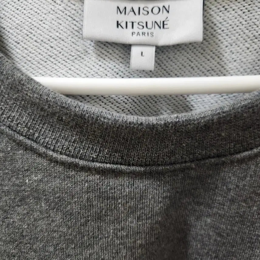 [BUNJANG] Maison Kitsune Fox Patch Sweatshirt L / 정품큐알인증[상태최상]메종키츠네 폭스 패치 맨투맨 L(105)