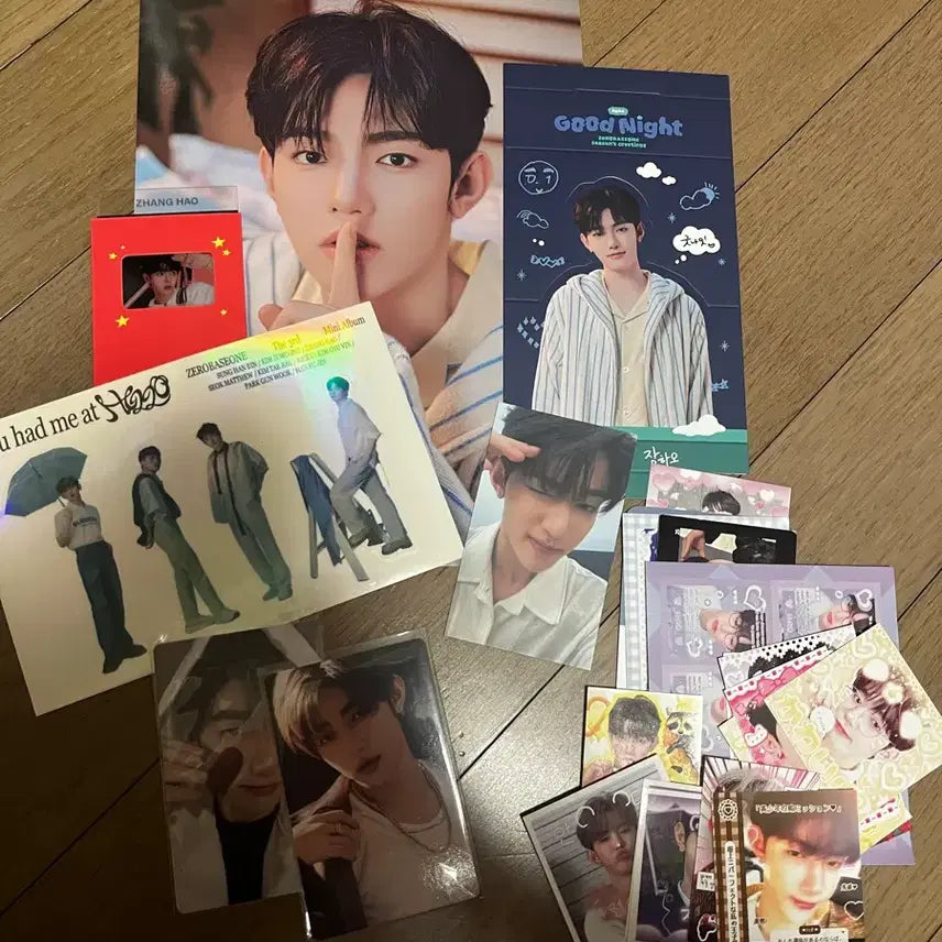 제로베이스원 장하오 굿즈 포카 처분 시그