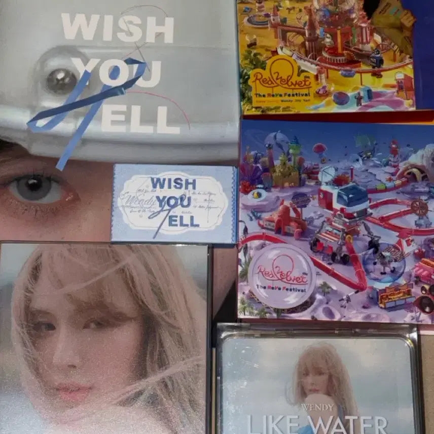 레드벨벳 웬디 앨범 ,시그 분철 일괄 판매