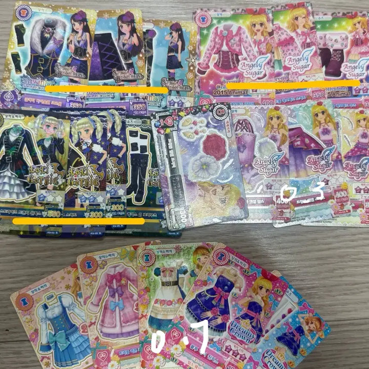 [BUNJANG] Aikatsu! Card Fragments Set / 아이엠스타 카드 조각 세트 (1기~4기 많아요!!)