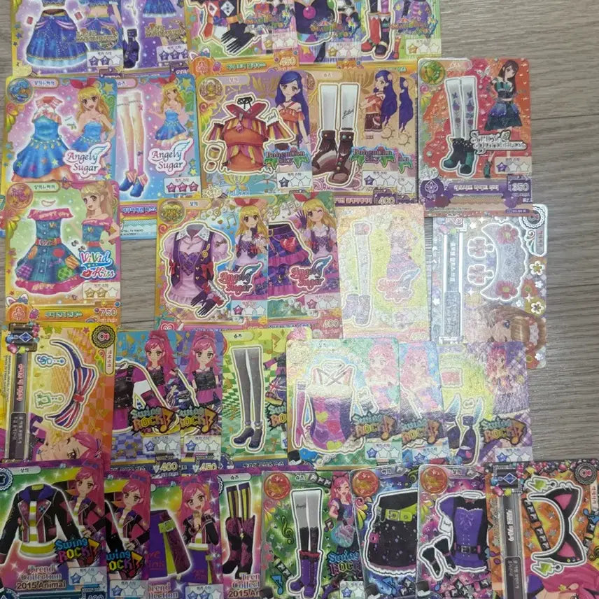 [BUNJANG] Aikatsu! Card Fragments Set / 아이엠스타 카드 조각 세트 (1기~4기 많아요!!)