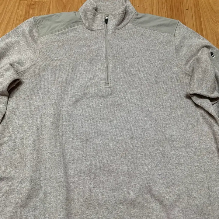 [BUNJANG] Vintage Eddie Bauer Zip-Up Knit Sweatshirt / 구제 빈티지 에디바우어 집업 니트 맨투맨 xxxl