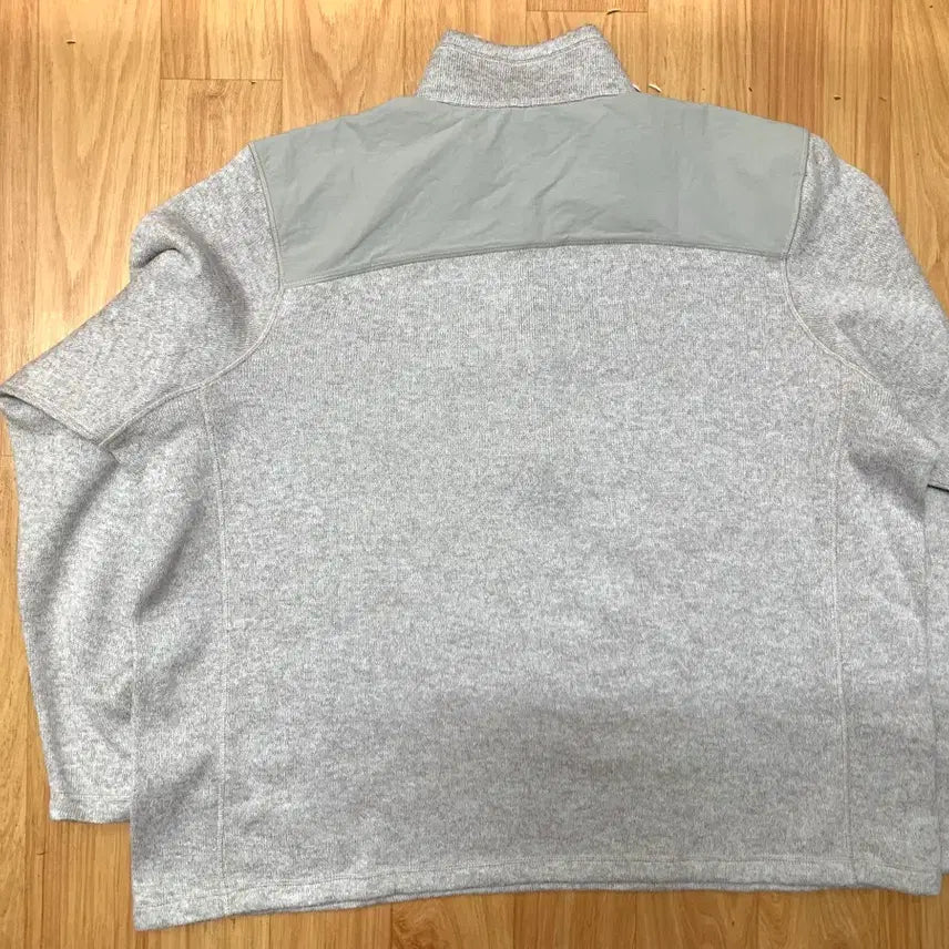 [BUNJANG] Vintage Eddie Bauer Zip-Up Knit Sweatshirt / 구제 빈티지 에디바우어 집업 니트 맨투맨 xxxl