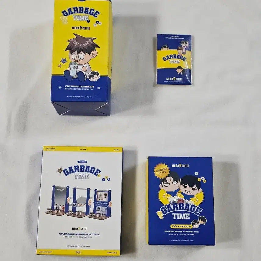 [BUNJANG] Garbage Time Mega Coffee Collaboration Bundle Set / 가비지타임 메가커피 콜라보 상품 일괄판매 합니다