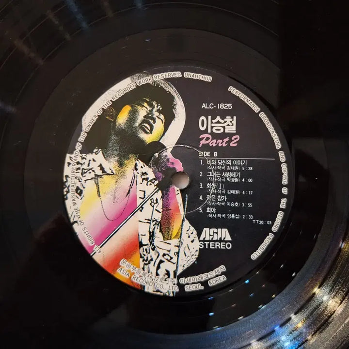 [BUNJANG] Lee Seung Chul Part 2 LP Vinyl Record / 이승철 Part 2 LP 음반