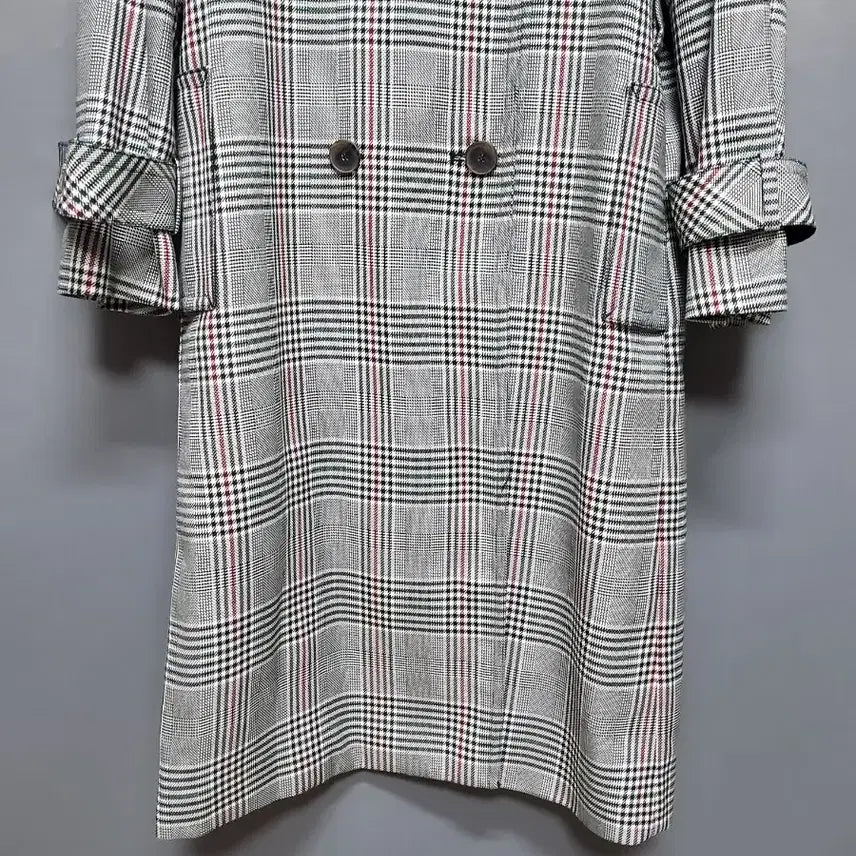 [BUNJANG] LBL Check Trench Coat / LBL 체크 트렌치 코트