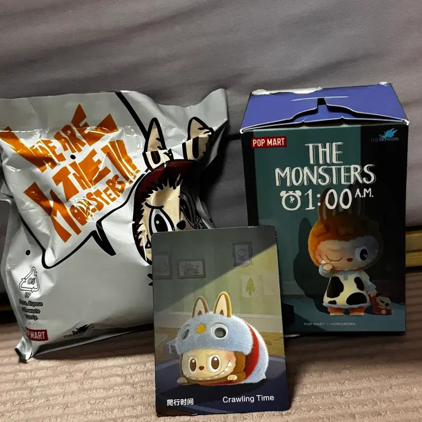 팝마트 더몬스터즈 라부부 새벽1시 뒹굴뒹굴의시간