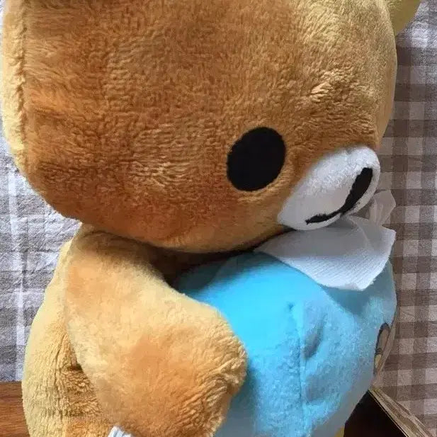 [BUNJANG] Rilakkuma Drool Doll Tissue (Large Size) / 가격고정)리락쿠마 콧물 인형 티슈 (큰사이즈)