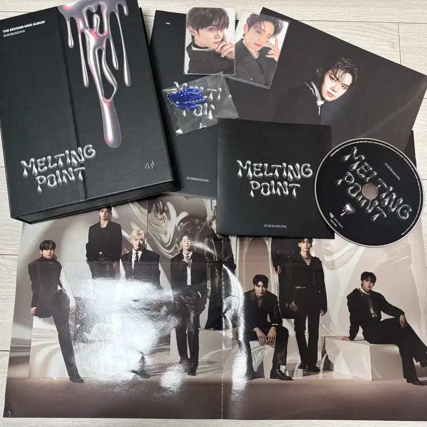 제로베이스원 MELTING POINT 검정색 개봉앨범 판매