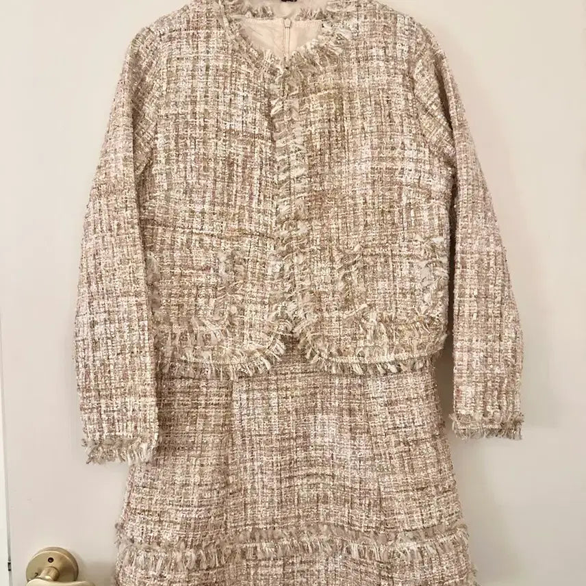 [BUNJANG] Milkcocoa Tweed Set Jacket Dress / 밀크코코아 트위드 셋업 자켓 원피스