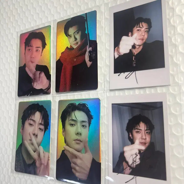 EXO 엑소 세훈 중국잡지 포카 6장