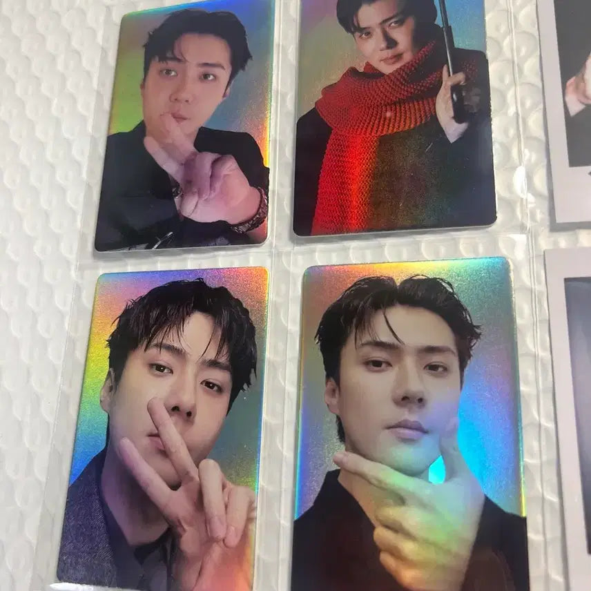 EXO 엑소 세훈 중국잡지 포카 6장