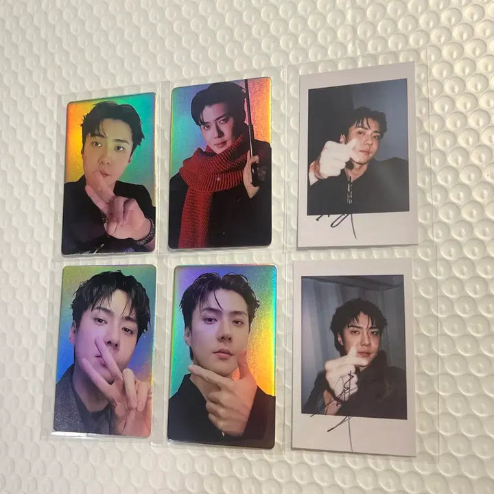 EXO 엑소 세훈 중국잡지 포카 6장