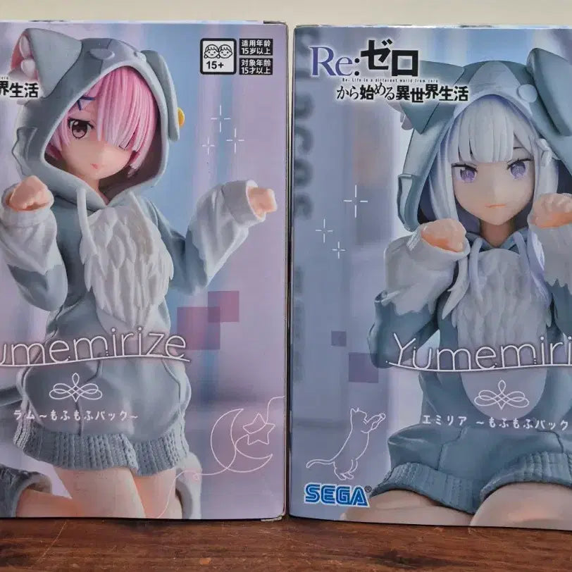 미개봉) 세가 리제로 람/에밀리야 유메미라이즈 피규어