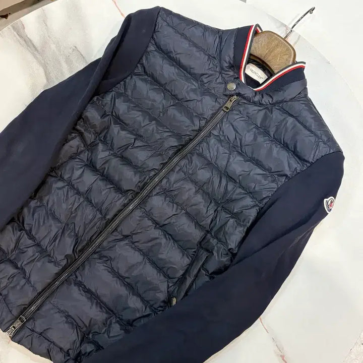 [BUNJANG] Moncler China Neck Knit Padded Jacket Size S / 몽클레어 차이나넥 니트패딩 S사이즈