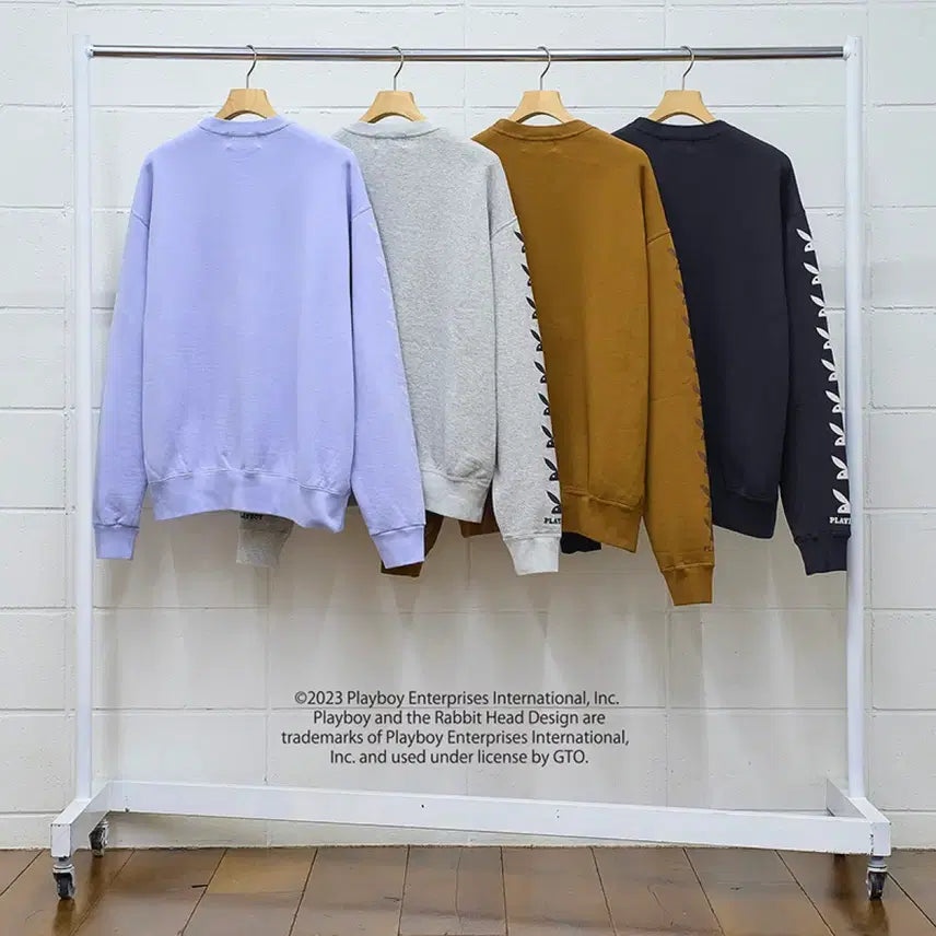 [BUNJANG] Unused x Playboy Sweatshirt Gray / [2]언유즈드 x playboy 스웻셔츠 그레이컬러