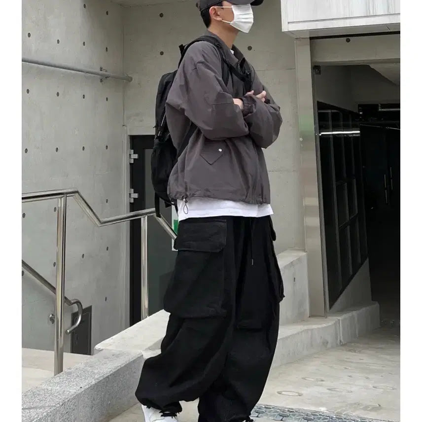 [BUNJANG] Dan Studio Kara Wind String Jacket / 단 스튜디오 카라 윈드 스트링 자켓