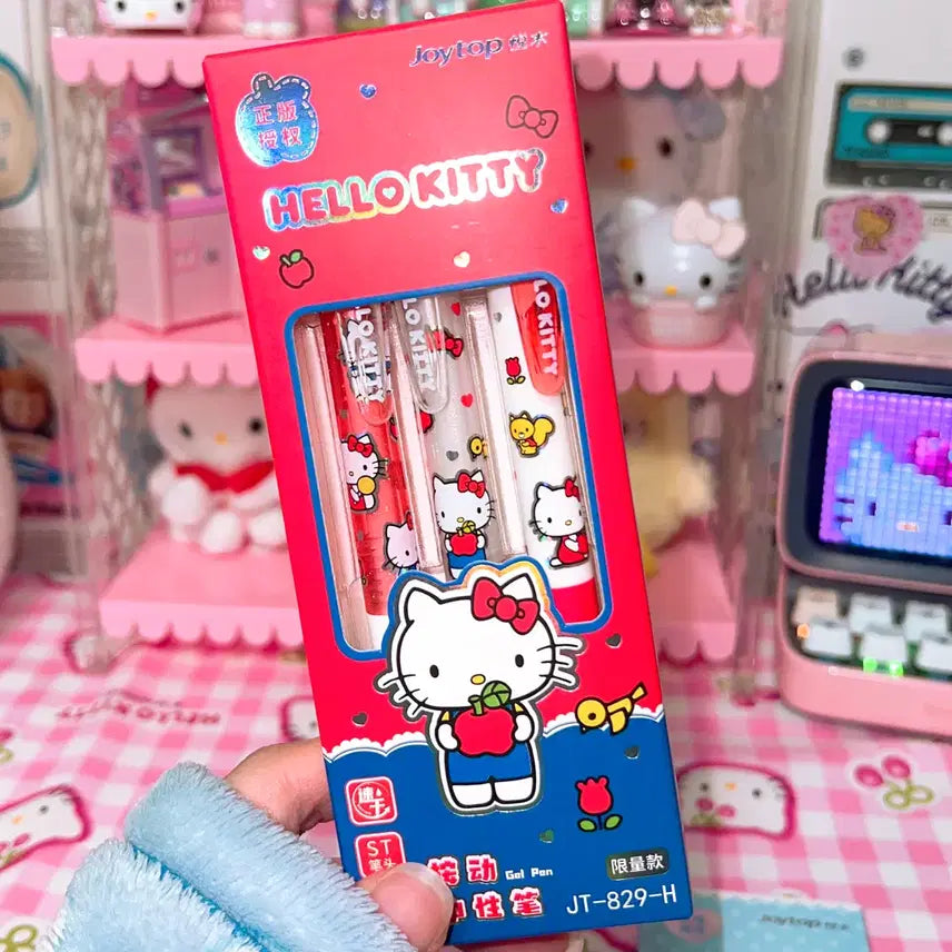 [BUNJANG] Hello Kitty Ballpoint Pen Set / 헬로키티 볼펜 3개 세트 증성펜 필기도구