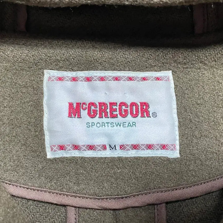 [BUNJANG] Vintage McGregor Heavy Wool Hooded Coat - Khaki - M / JPN 90s~00s 일본 빈티지 맥그리거 헤비울 후드 코트 카키 M