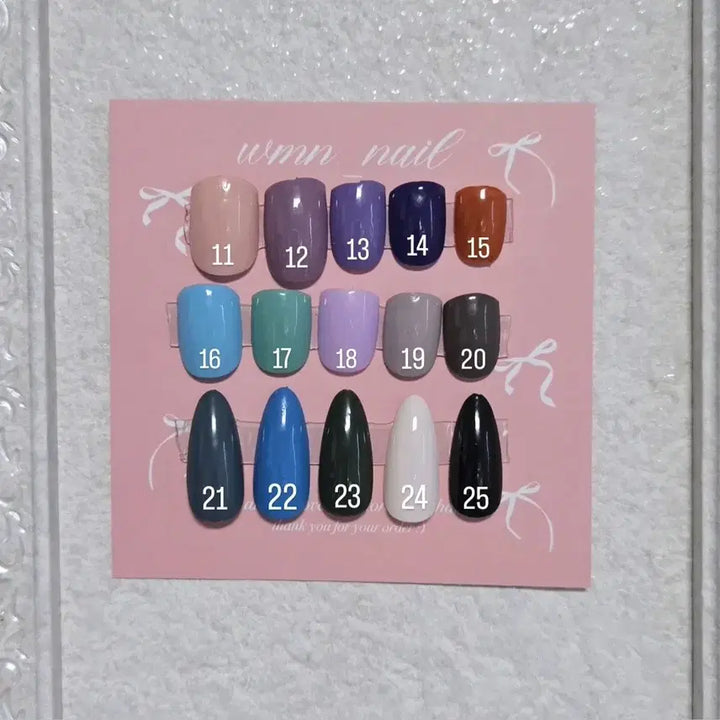 [BUNJANG] One Color Handmade Nail Tips / 원컬러 수제네일팁