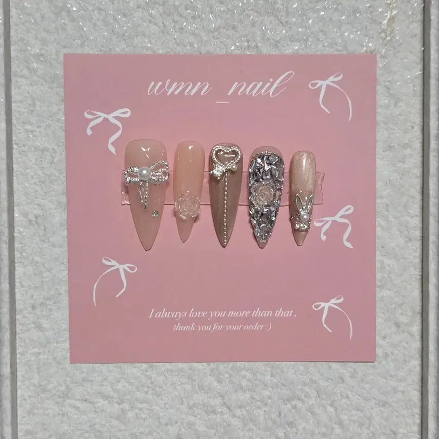 [BUNJANG] Bride Jewel Handmade Nail Tips / 브라이드쥬얼 수제네일팁