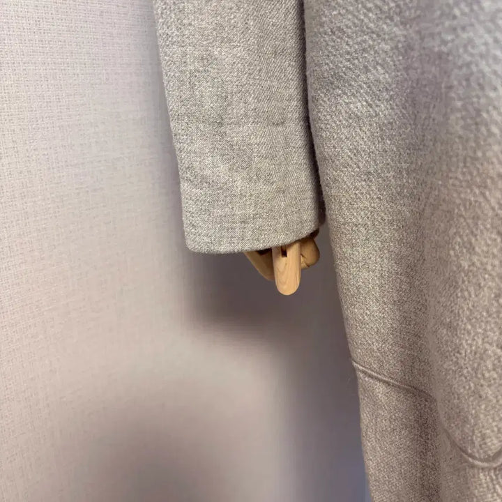 [BUNJANG] Time No Button Color Block Coat / 타임 노버튼 배색코트