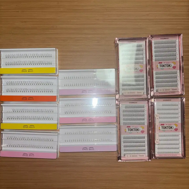 [BUNJANG] Kolinco Toktokhara Eyelashes Bundle Set / 깜빡속눈썹 코링코 톡톡하라 언더 포함 일괄(새거랑 몇개 쓴거 일괄이에요)