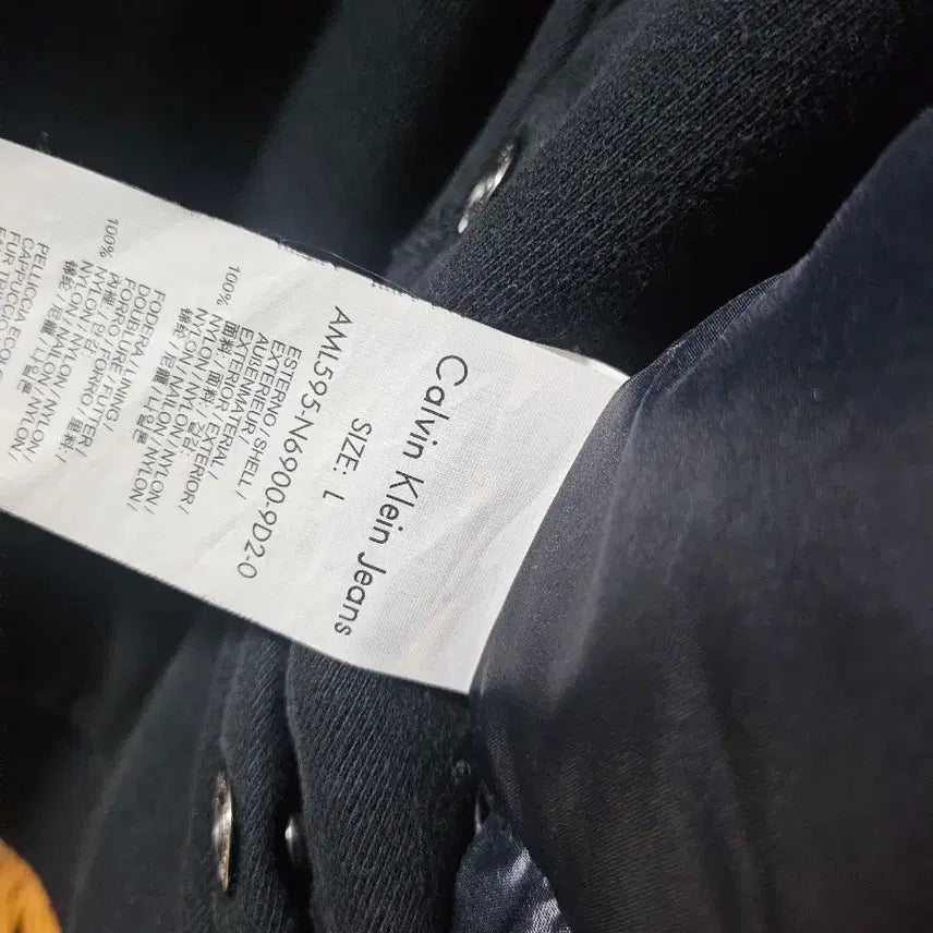 [BUNJANG] Calvin Klein Bomber Jacket (Navy, L) / 캘빈클라인 CK 항공점퍼 L 네이비색 봄버.블루종