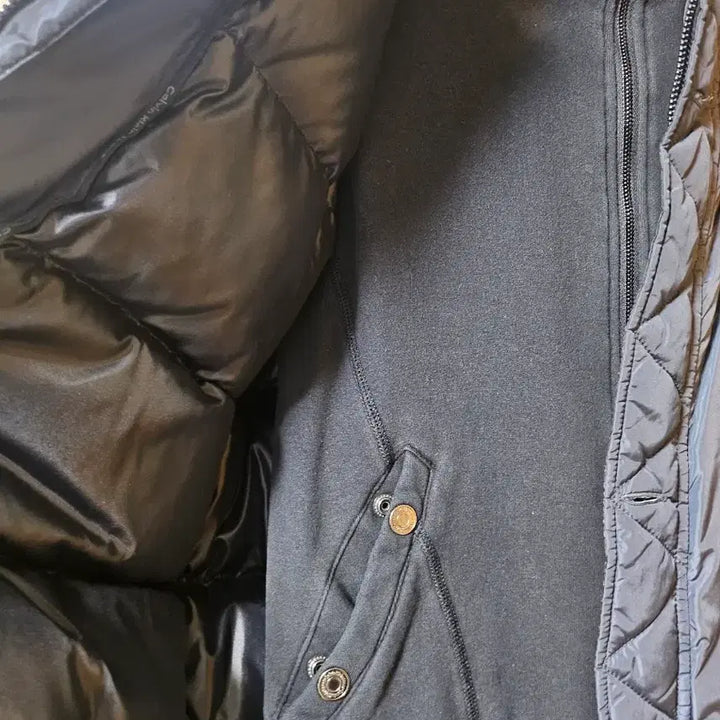 [BUNJANG] Calvin Klein Bomber Jacket (Navy, L) / 캘빈클라인 CK 항공점퍼 L 네이비색 봄버.블루종