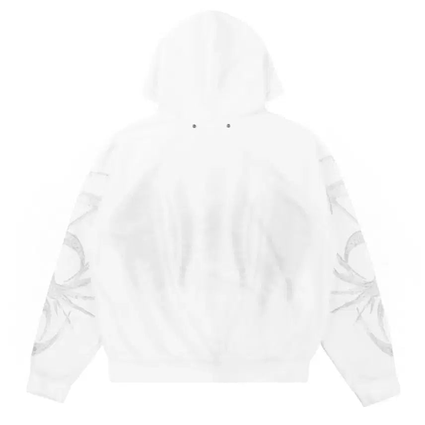 [BUNJANG] 604servise Reversible Sporty Hoodie White / 604servise 리버시블 스포티 후드집업 화이트