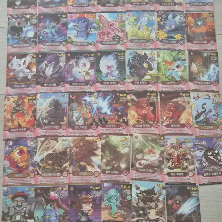 [BUNJANG] Dragon Village Card Series 9 Bundle Set / 드래곤빌리지 카드 9탄 58종 일괄