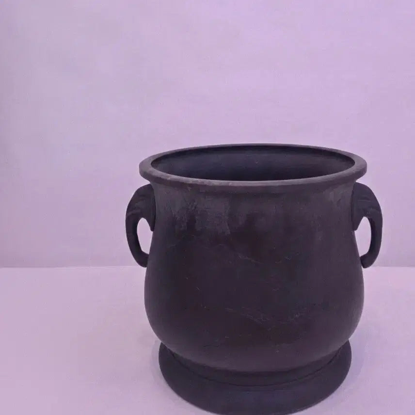 [BUNJANG] Antique Cast Metal Brazier / 세월감 있는 묵직한 주물 화로형 기물 / 고풍 장식용