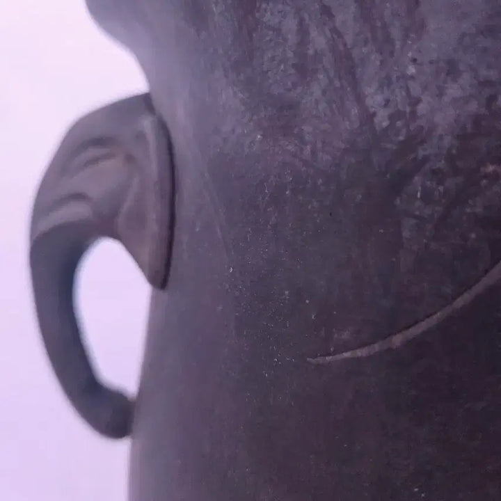 [BUNJANG] Antique Cast Metal Brazier / 세월감 있는 묵직한 주물 화로형 기물 / 고풍 장식용