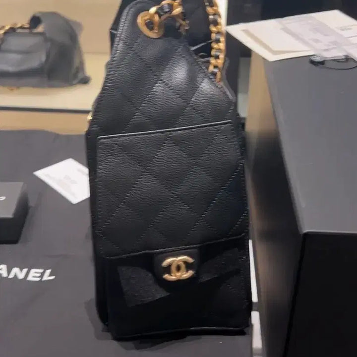 [BUNJANG] Chanel 25 Bag / 새제품)샤넬 25백 블랙 캐비어 금장