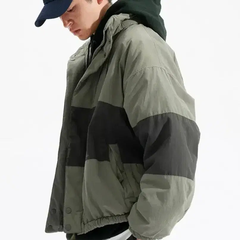 [BUNJANG] Nautica Japan Reversible Sailing Blouson Khaki Gray XL / 노티카재팬 리버시블 세일링 블루종 카키그레이 XL