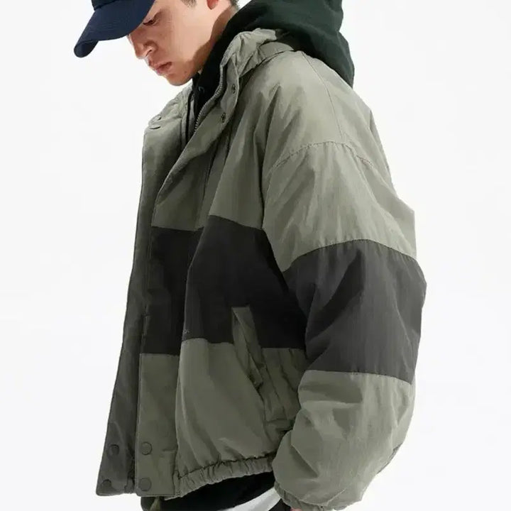 [BUNJANG] Nautica Japan Reversible Sailing Blouson Khaki Gray XL / 노티카재팬 리버시블 세일링 블루종 카키그레이 XL