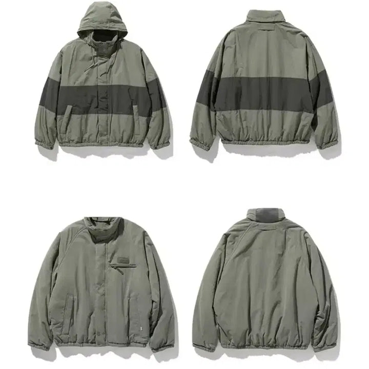 [BUNJANG] Nautica Japan Reversible Sailing Blouson Khaki Gray XL / 노티카재팬 리버시블 세일링 블루종 카키그레이 XL