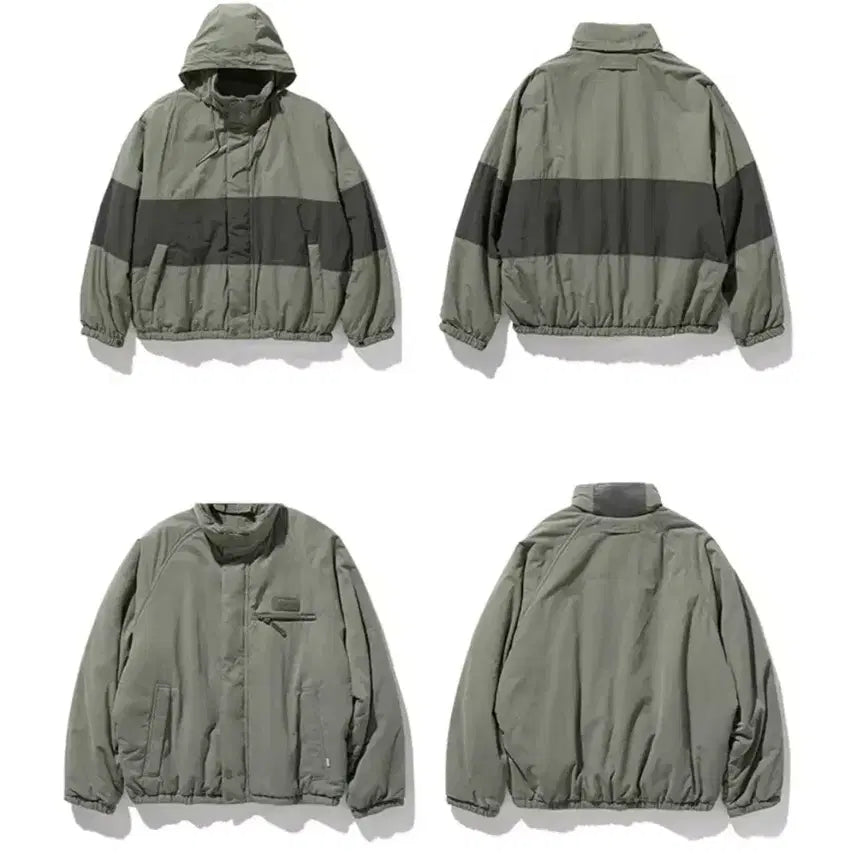 [BUNJANG] Nautica Japan Reversible Sailing Blouson Khaki Gray XL / 노티카재팬 리버시블 세일링 블루종 카키그레이 XL
