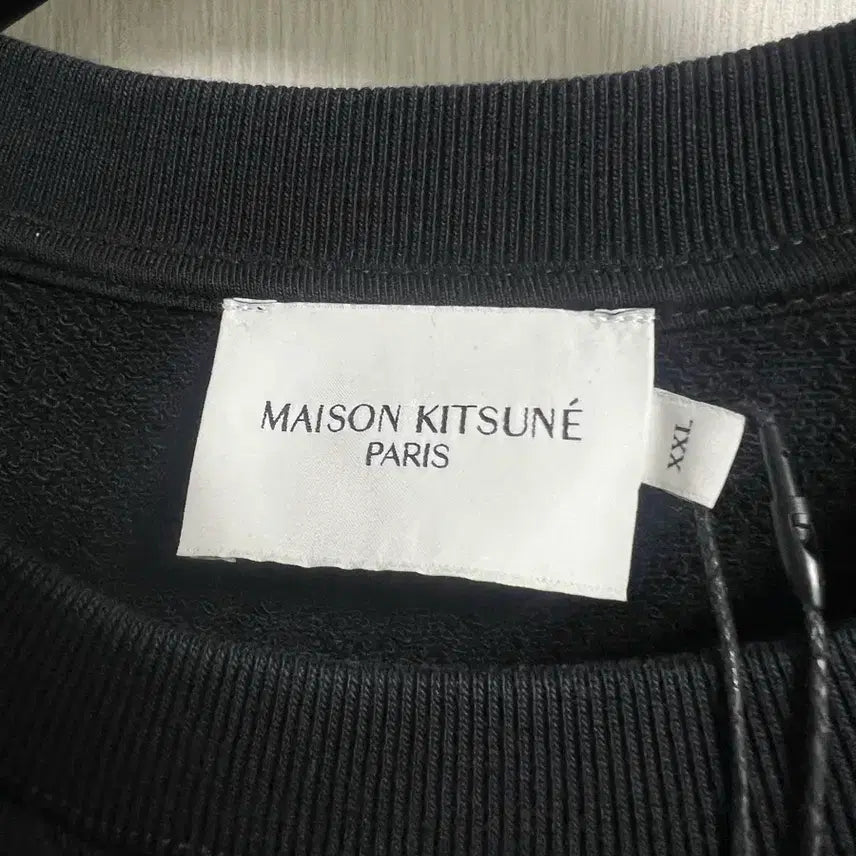 [BUNJANG] Maison Kitsune Double Fox Head Black Sweatshirt / [국내매장판,택채새상품] 메종키츠네 더블 폭스헤드 블랙 맨투맨