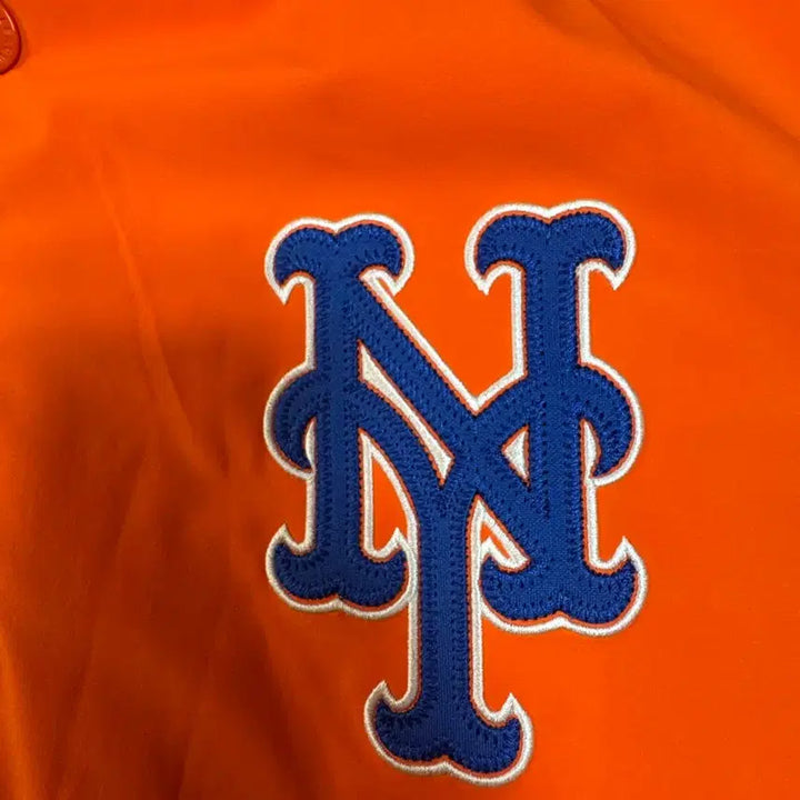 [BUNJANG] MLB Orange Vintage Baseball Jacket / 빈티지 MLB 오렌지 야구 점퍼 팔아요!