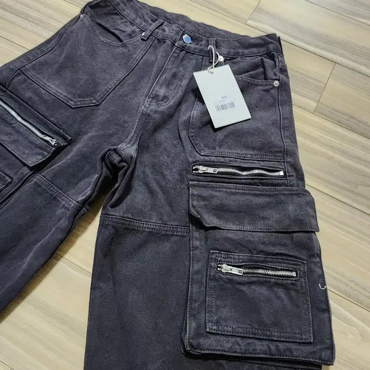 [BUNJANG] Trillion Utility Cargo Pants Charcoal M Size / 트릴리온유틸리티카고팬츠바지m사이즈차콜