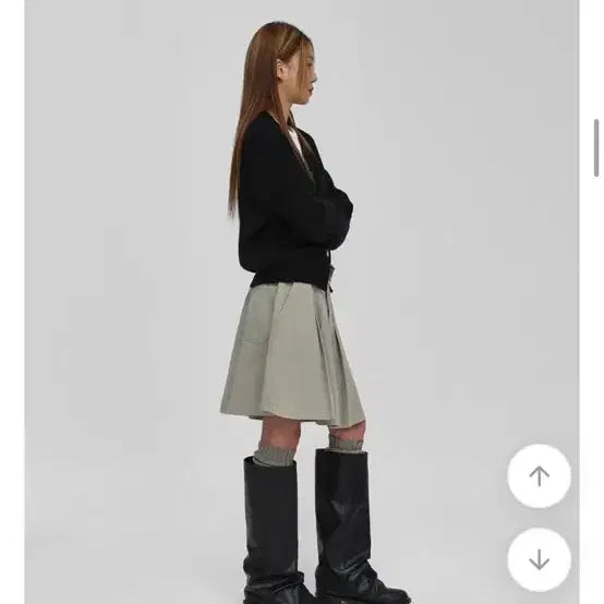 [BUNJANG] Blackup Sini Shirring Fold Boots 230 / 새상품급) 블랙업 스이니 셔링 폴더 부츠 230