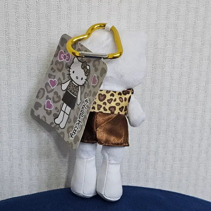 [BUNJANG] Sanrio Hello Kitty Leopard Long Legs Plush Keyring / 산리오 헬로키티 롱다리키티 호피 인형 키링