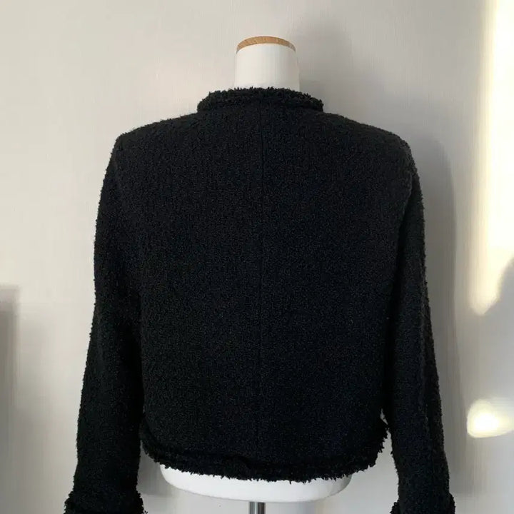 [BUNJANG] Black Boucle Tweed Jacket / 블랙 부클 트위드자켓